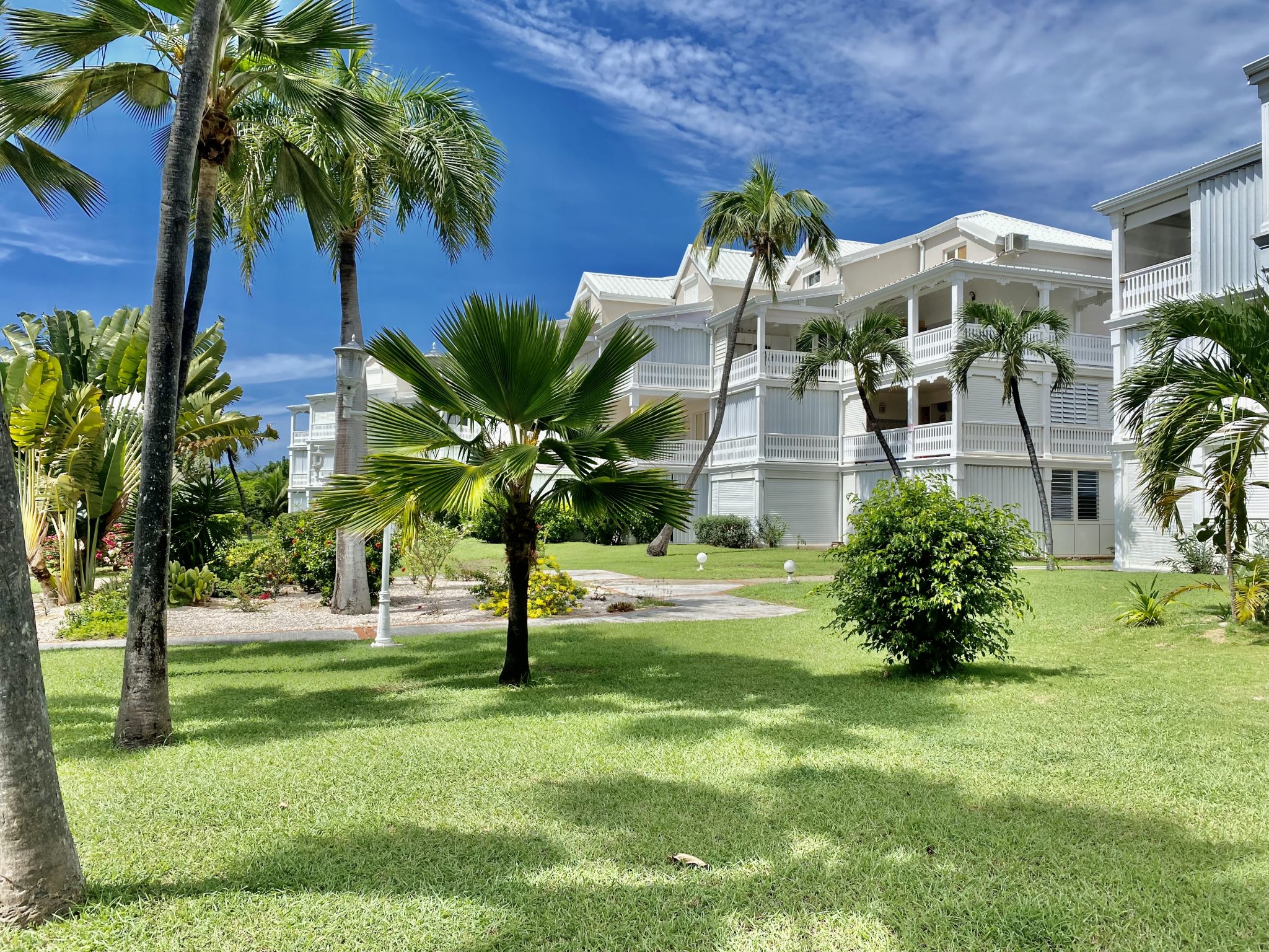 Jardin paysager 2- Duplex LA JUNGLE BLEUE -Résidence Anse Margot - île de SAINT MARTIN - Antilles Françaises