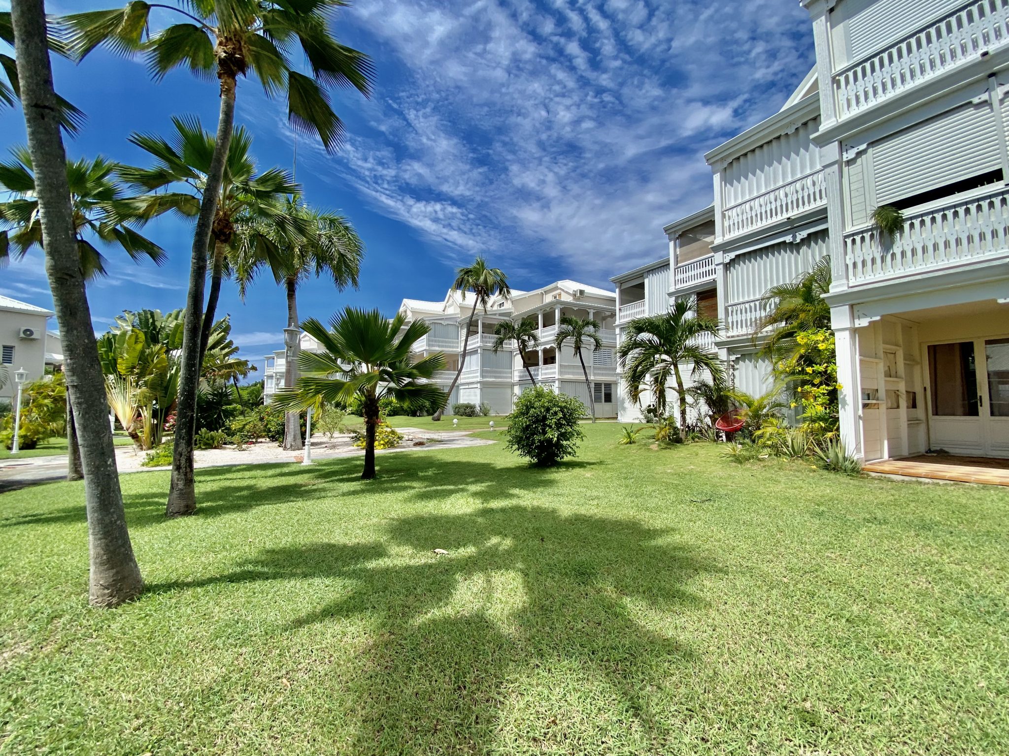 Jardin paysager- Duplex LA JUNGLE BLEUE -Résidence Anse Margot - île de SAINT MARTIN - Antilles Françaises