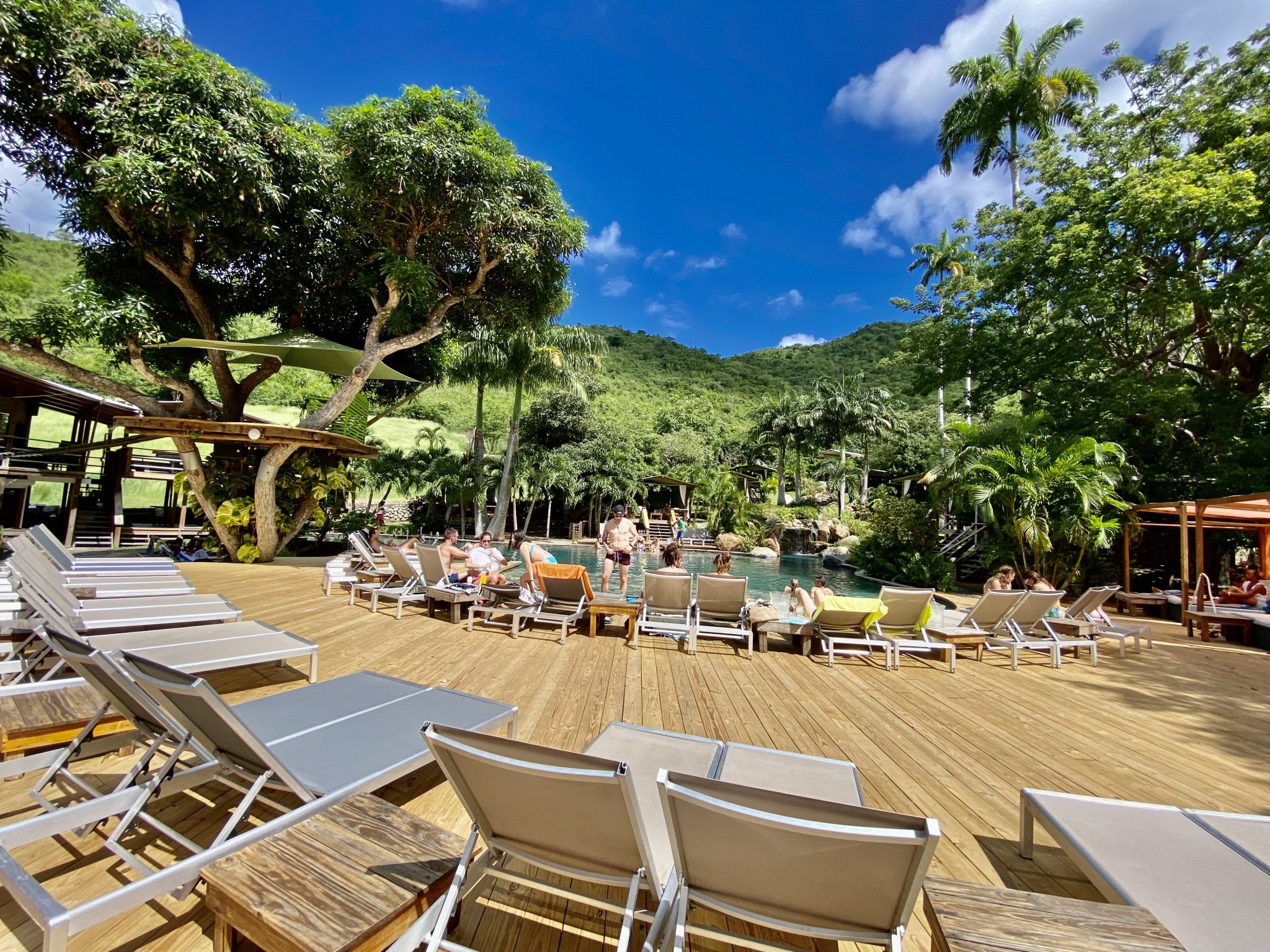 Lotery Farm vue - Duplex LA JUNGLE BLEUE -Résidence Anse Margot - île de SAINT MARTIN - Antilles Françaises