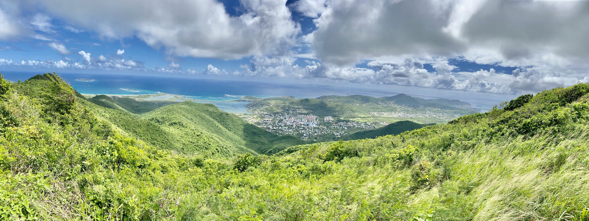 Magnifique panorama pic paradis - Duplex LA JUNGLE BLEUE -Résidence Anse Margot - île de SAINT MARTIN - Antilles Françaises