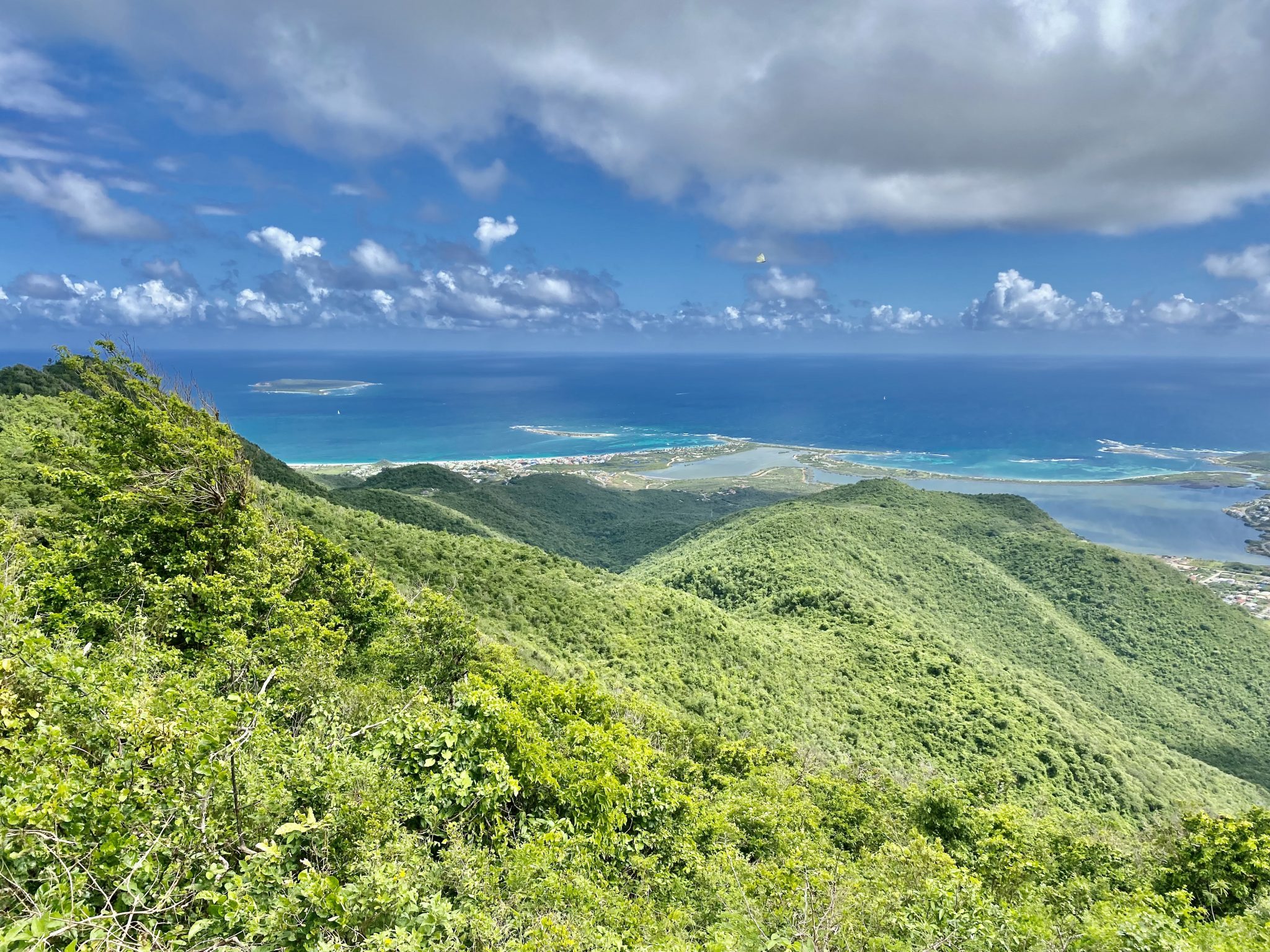 Panorama pic Paradis- Duplex LA JUNGLE BLEUE -Résidence Anse Margot - île de SAINT MARTIN - Antilles Françaises