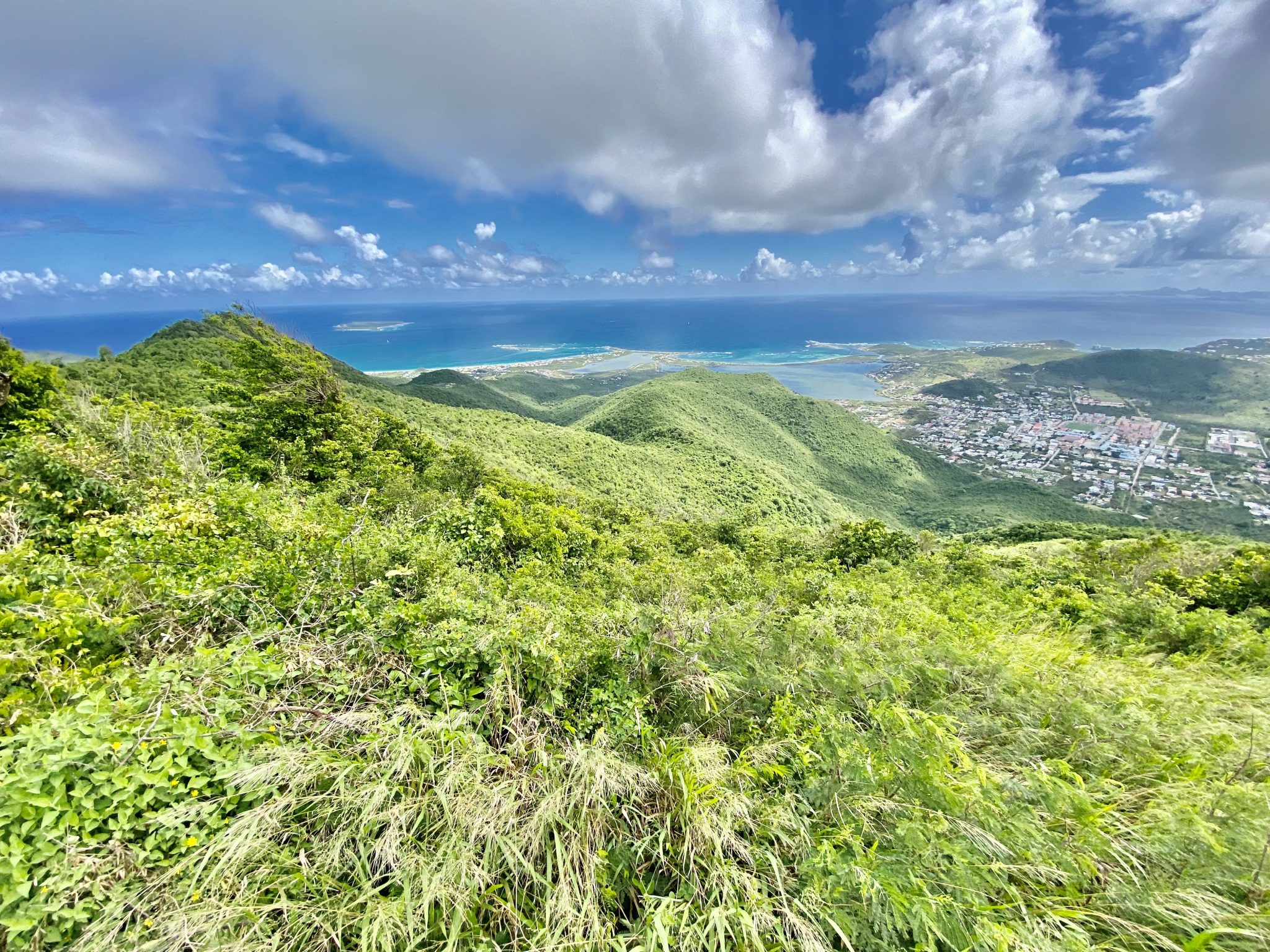 Pic Paradis vue incroyable- Duplex LA JUNGLE BLEUE -Résidence Anse Margot - île de SAINT MARTIN - Antilles Françaises